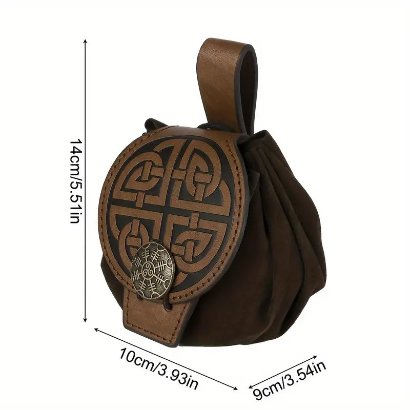 Vintage geprägte Gürteltasche | Würfelbeutel - Pen&Paper