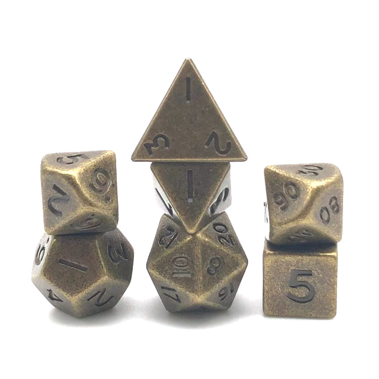 Mini Metallwürfelset | 7-teilig DnD