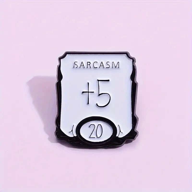+5 Sarkasmus Anstecker | Pen&Paper Merchandise