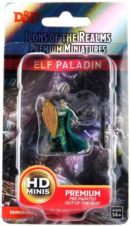 D&D ICONS OF THE REALMS: PREMIUM PAINTED FIGURE - ELF PALADIN FEMALE
