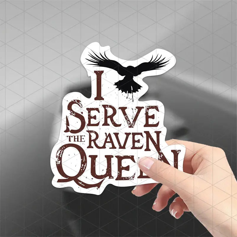 I serve the Raven Queen - Vinyl Aufkleber | Auto