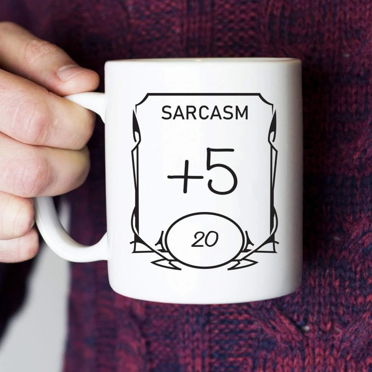 +5 Sarkasmus Tasse | Kaffeetasse
