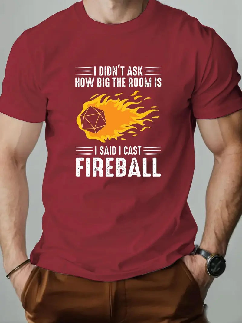 "I CAST FIREBALL" - Tshirt