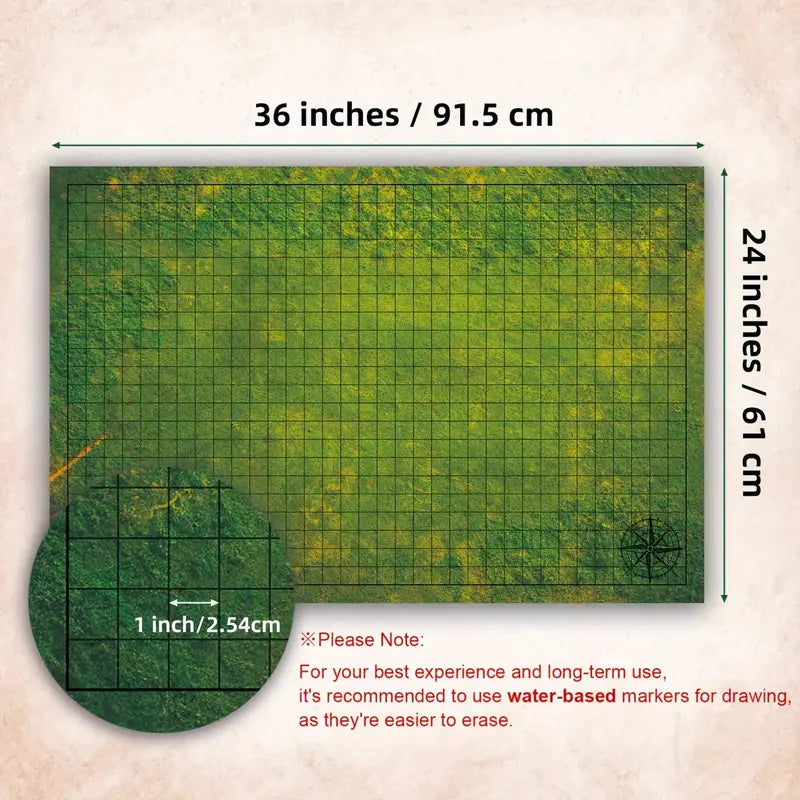 Battle Game Mats Megaset 6er | inkl. Würfelset