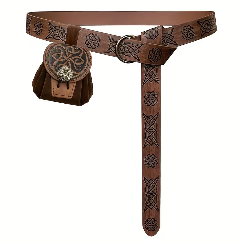 Abenteurerset "Grenzwinkel" mit Gürtel und Würfelbeutel