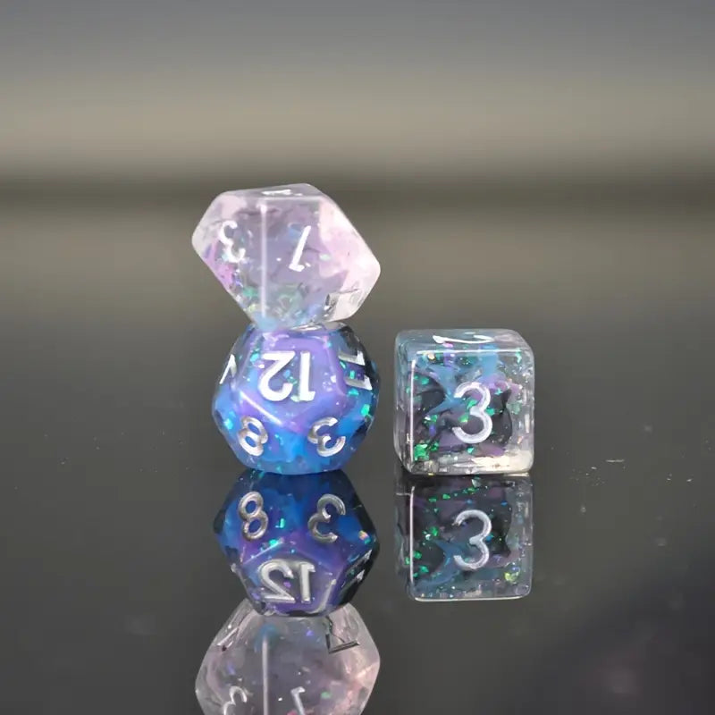 Spektral Dice | 7-teiliges Diceset inkl Würfelbeutel