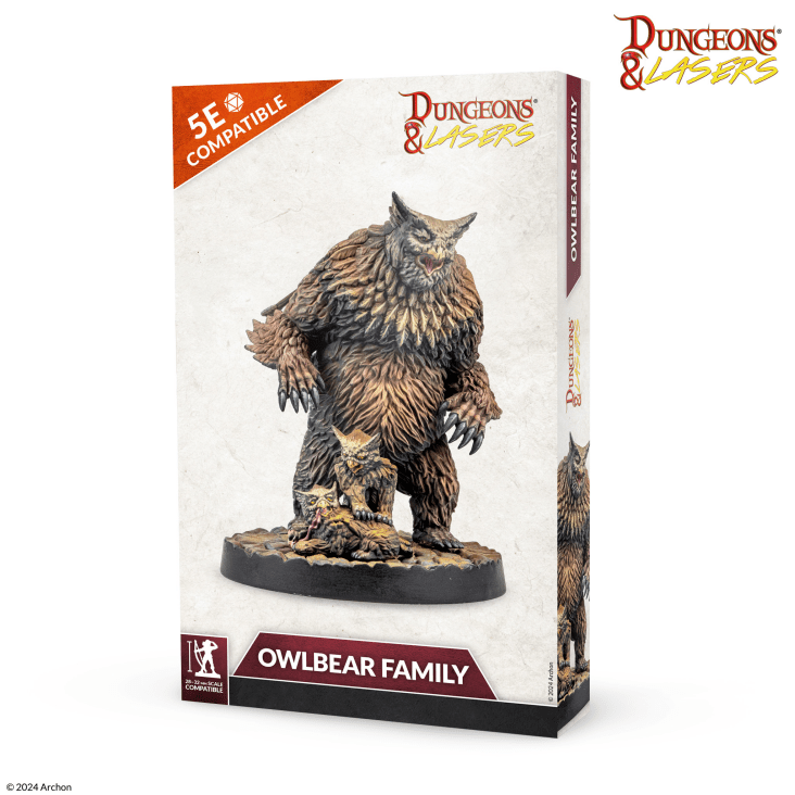 Dungeons & Lasers - Owlbear Family - EN
