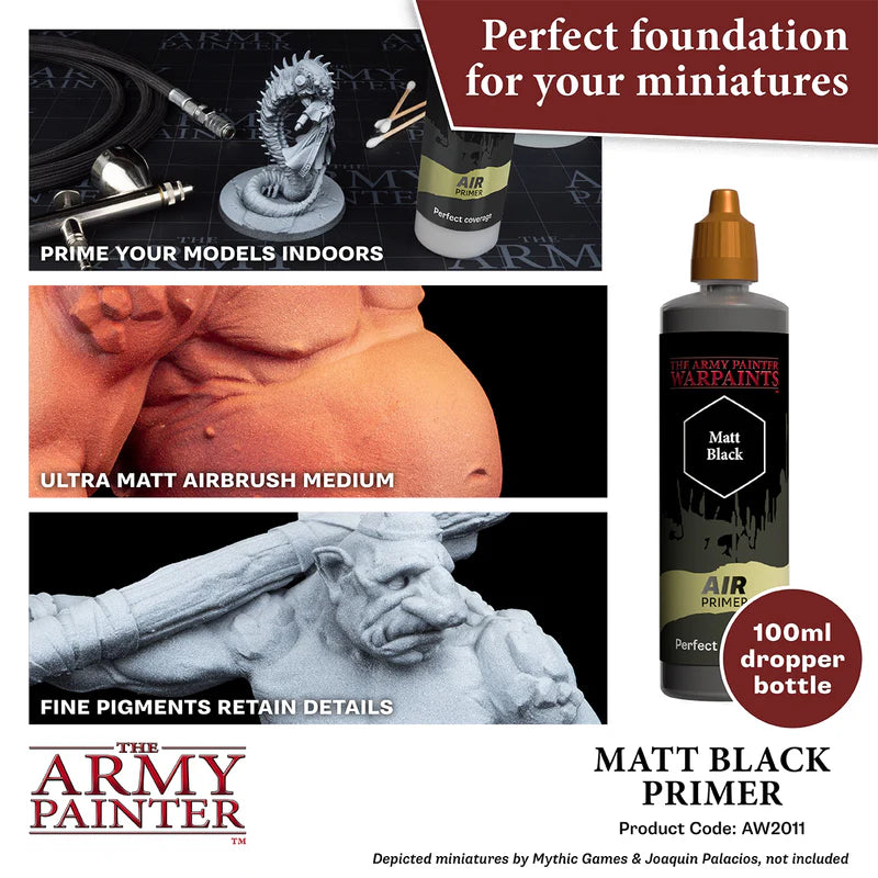 The Army Painter - Air Primer Black, 100 ml