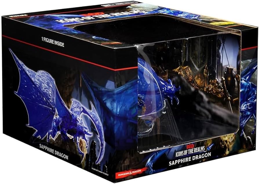 Adult Sapphire Dragon - D&D Icons of the Realms Premium Figure