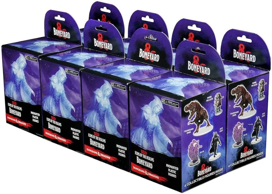D&D Icons of the Realms Miniatures: Boneyard Booster Pack (Set 18)