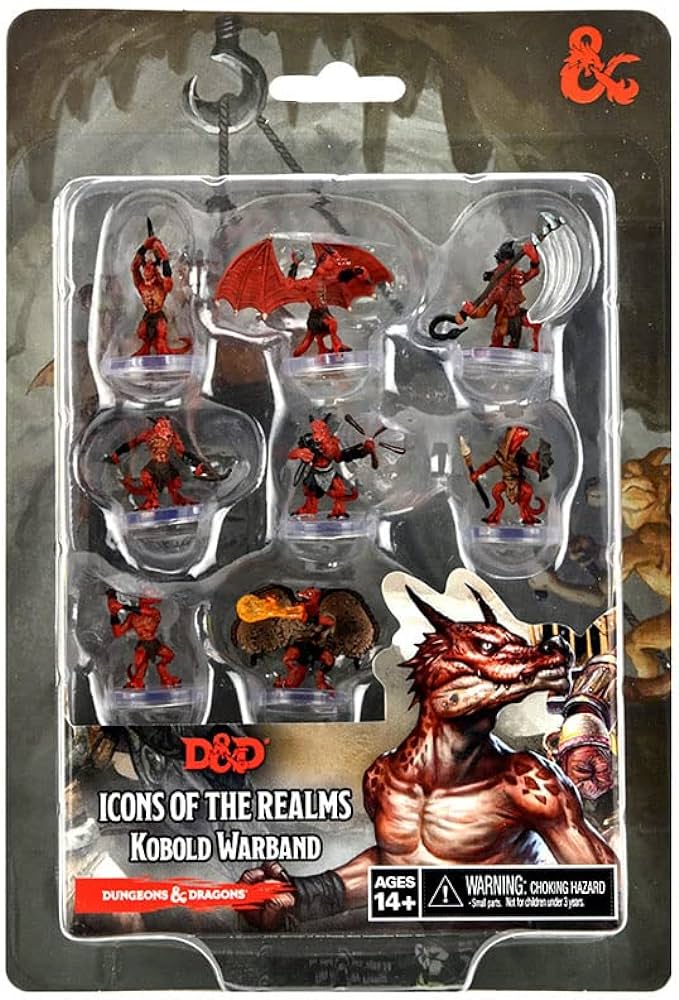 D&D Icons of the Realms: Kobold Warband (vorbemalt)