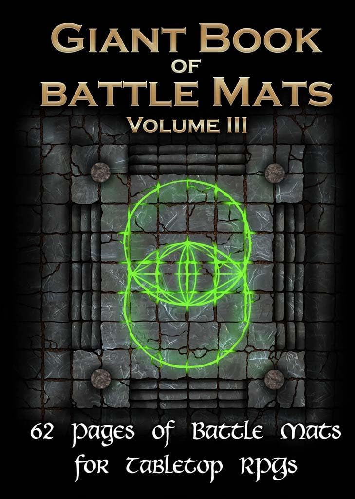 The Giant Book of Battle Mats - Volume 3 (A3 Format, ausklappbar zu DIN A2)