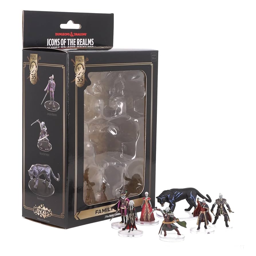 D&D The Legend of Drizzt 35th Anniversary - Family & Foes Boxed Set