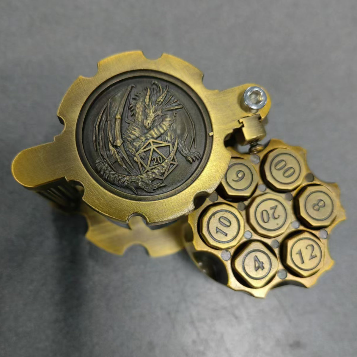 Revolverheld Gunslinger Trommelset | 7 teiliges Würfelset | Metall