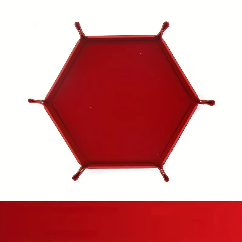 D20 Dicetray mit Kunstlederbezug | Würfelbox verschied. Farben