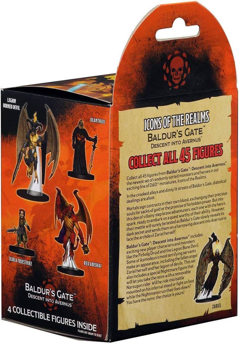 D&D Icons of the Realms Baldur's Gate Descent Into Avernus Booster - Pre-Painted Miniatures