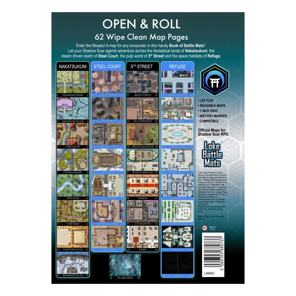 The Giant Book of Shadow Scar Battle Mats (EN)