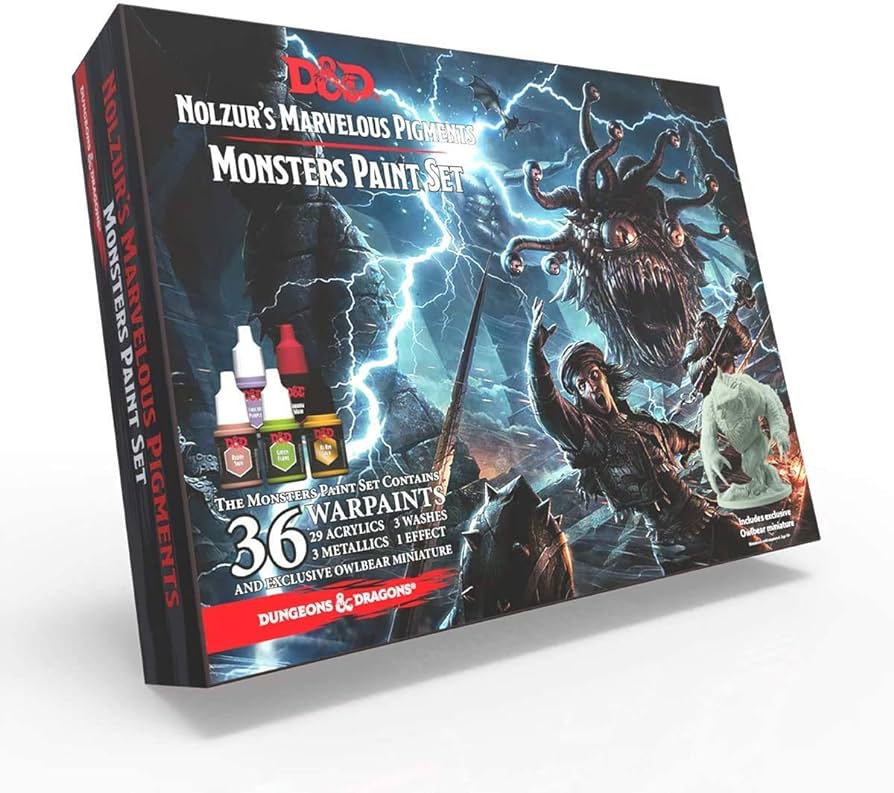 D&D NOLZUR'S MARVELOUS PIGMENTS - MONSTERS PAINT SET