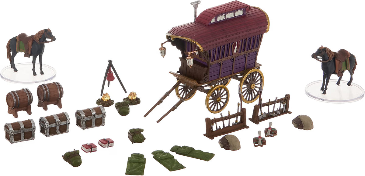 D&D Icons of the Realms: Monster Menagerie 2 - Adventurer's Camp Premium Set (Set 6)