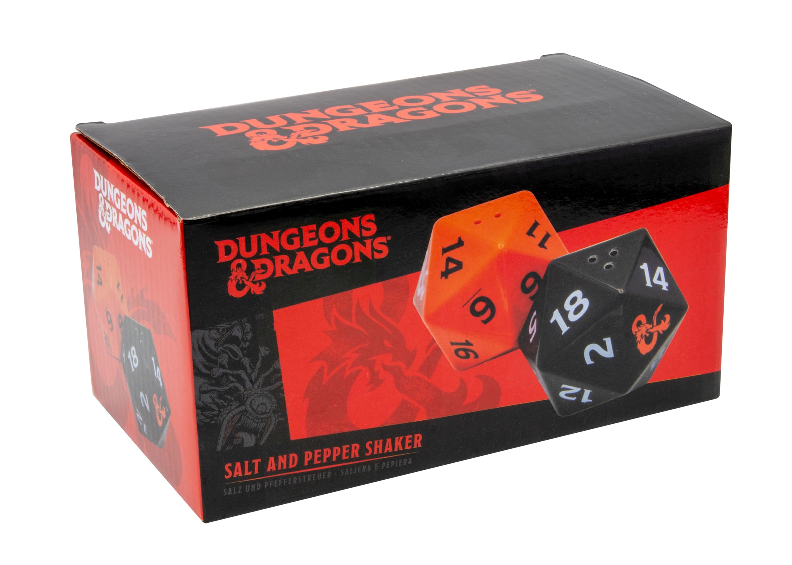 Dungeons & Dragons 3D Salz und Pfefferstreuer Dice