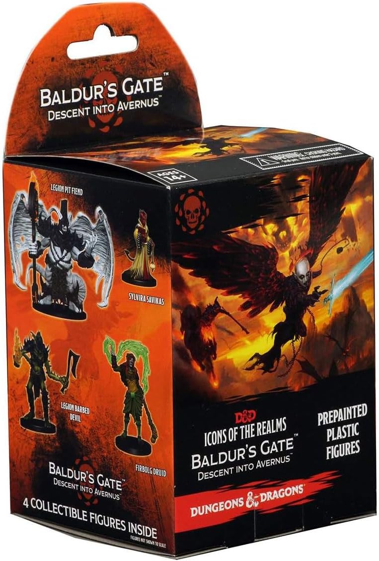 D&D Icons of the Realms Baldur's Gate Descent Into Avernus Booster - Pre-Painted Miniatures