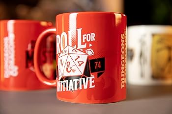 Dungeons & Dragons Tasse - Roll for Initiative