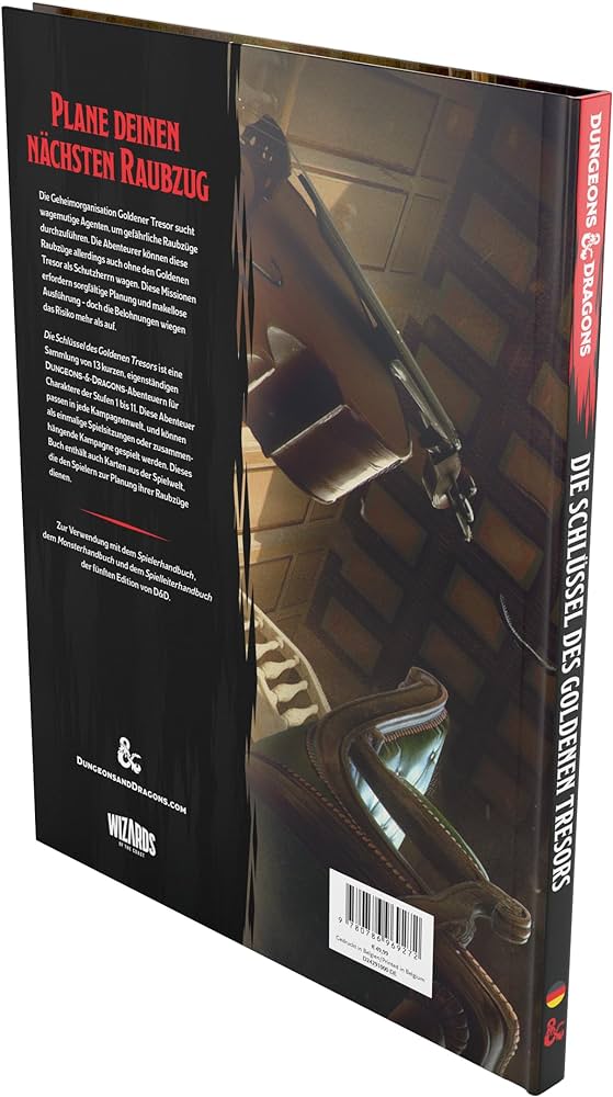 Dungeons & Dragons RPG Abenteuer Die Schlüssel des Goldenen Tresors deutsch 5e