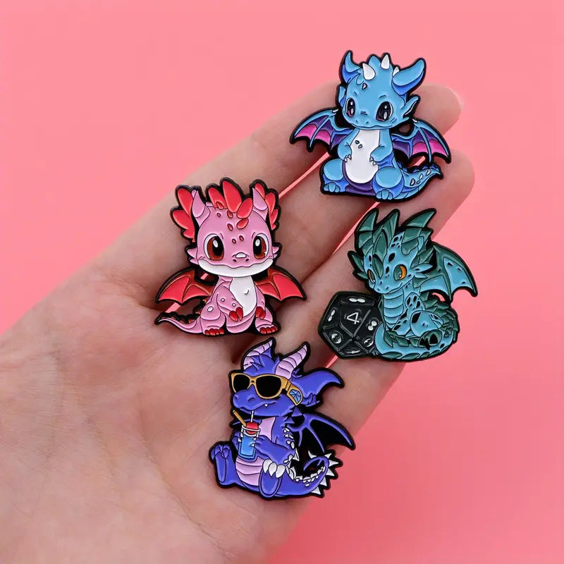 Mystery Dragon Anstecker | Random Drachen Pin