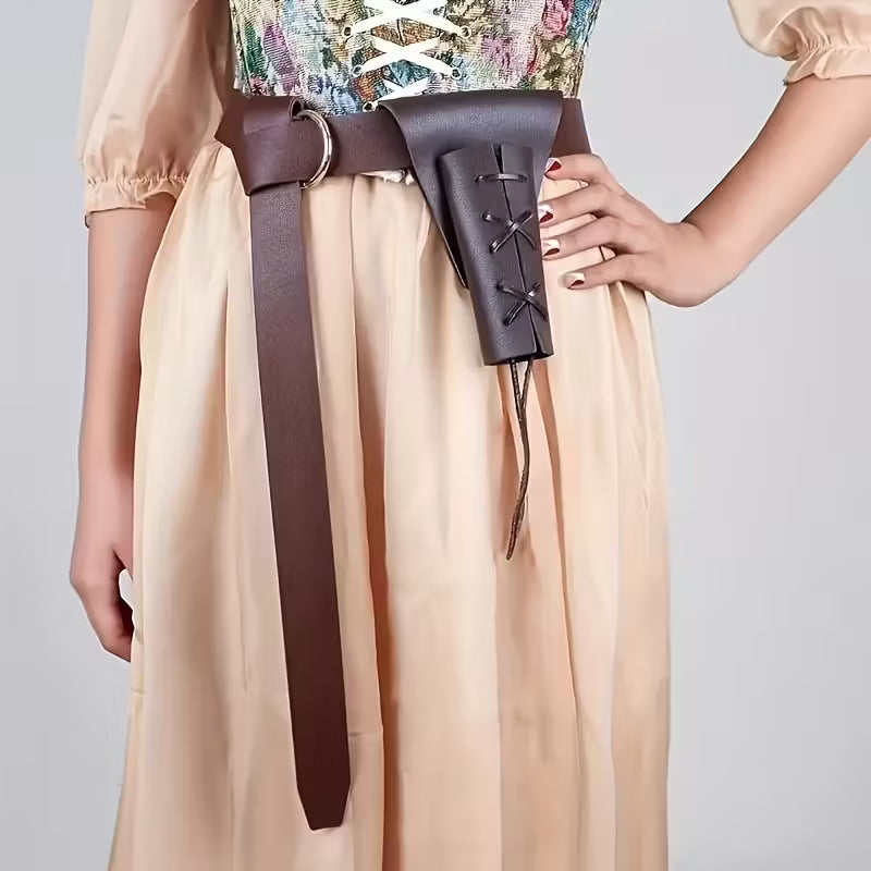 Abenteurerset "Grenzwinkel" mit Gürtel - Tasche & Schwertscheide