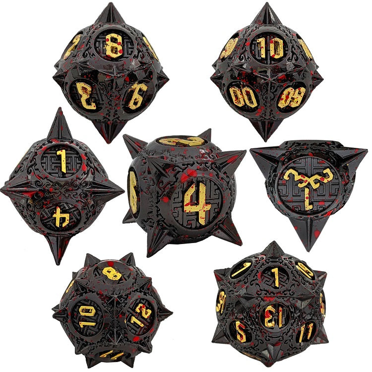 Meteor Hammer Würfelset | 7-teilig