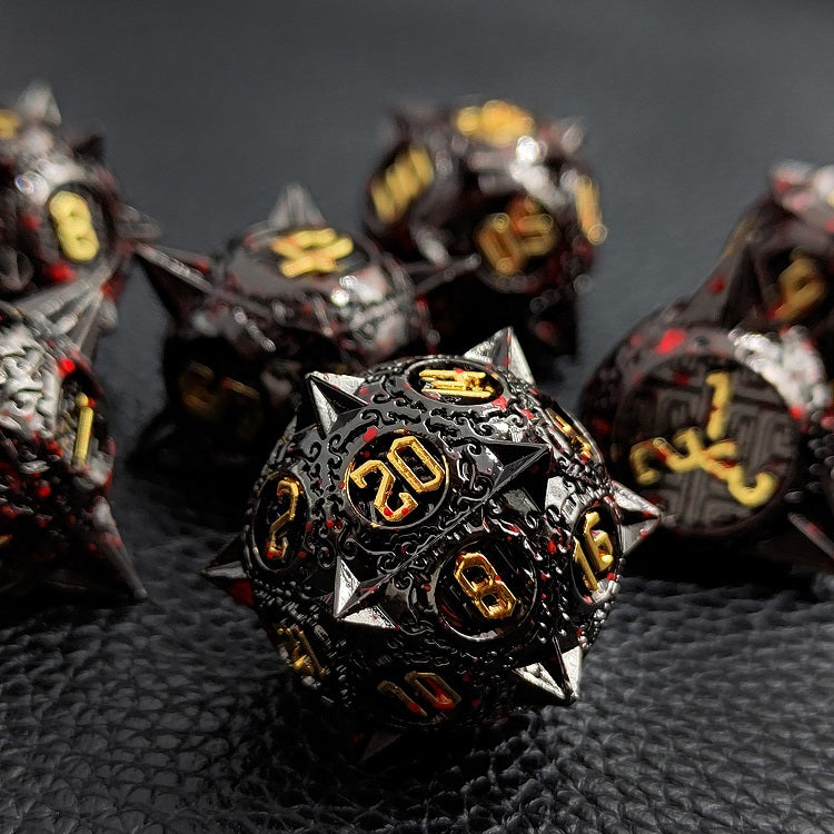 Meteor Hammer Würfelset | 7-teilig