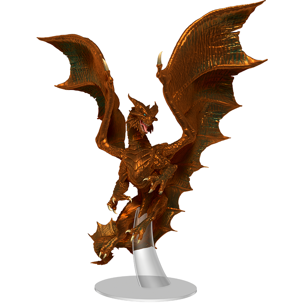 Adult Copper Dragon - D&D Icons of the Realms Premium Figure