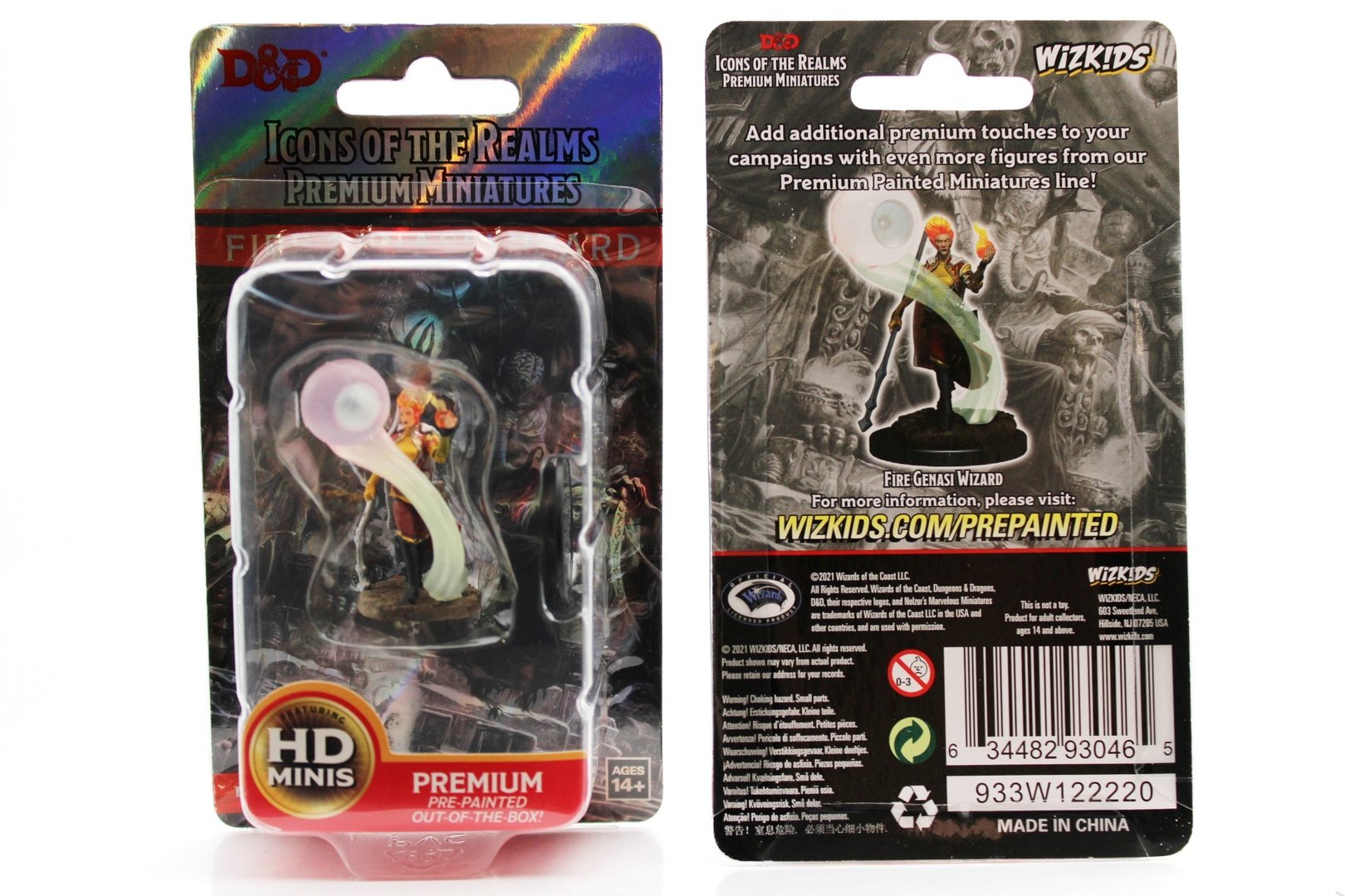 D&D ICONS OF THE REALMS PREMIUM FIGURES: FIRE GENASI WIZARD FEMALE