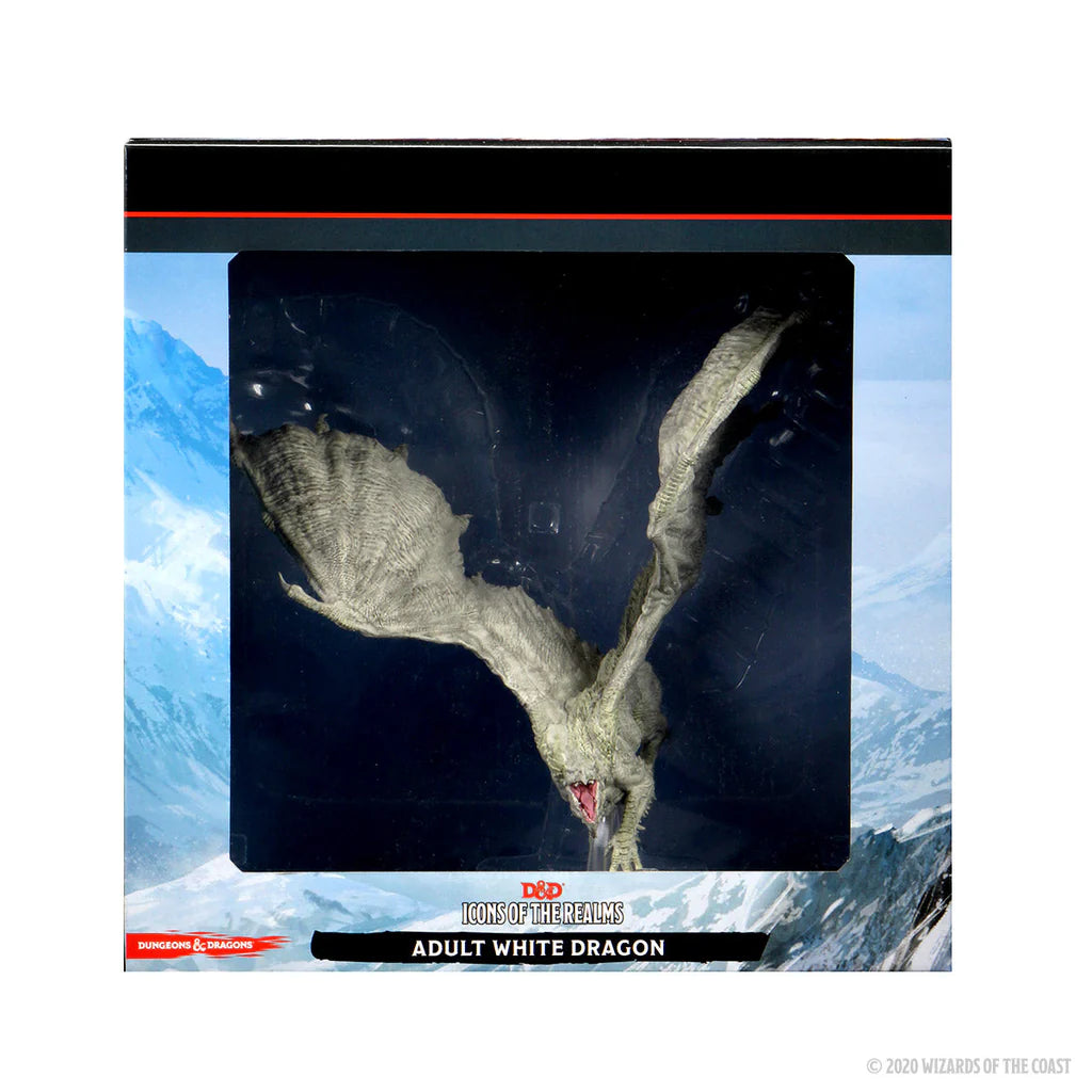 D&D Icons of the Realms: Adult White Dragon Premium Figure