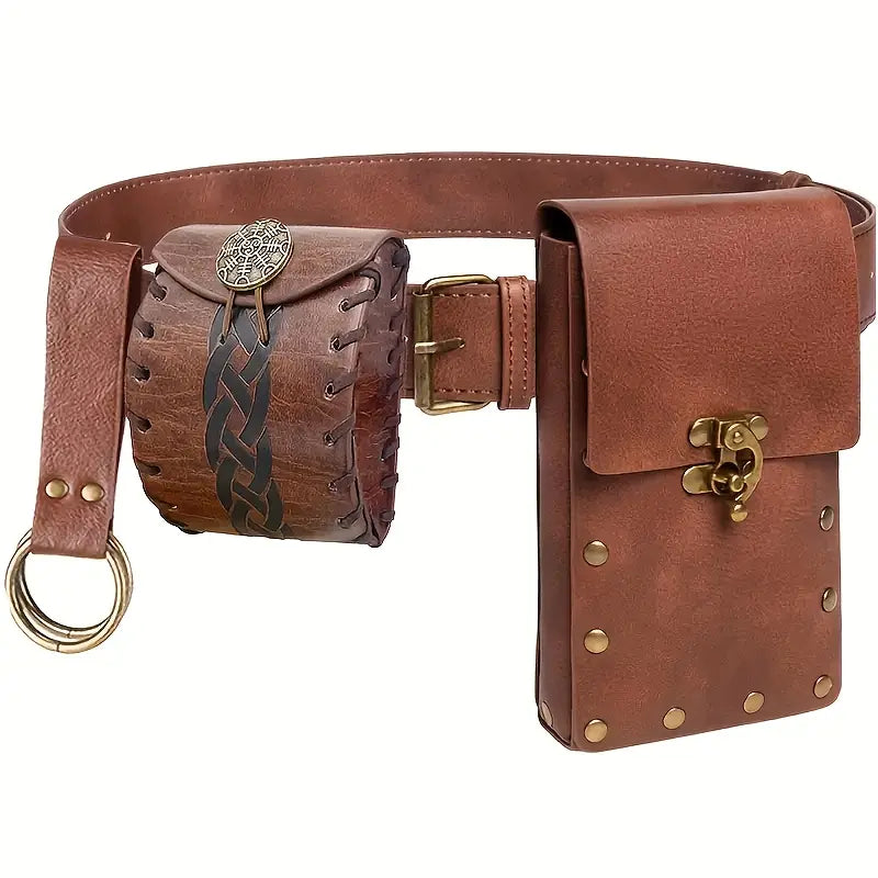 Runentaschenset mit Gürtel - Magiebandtasche