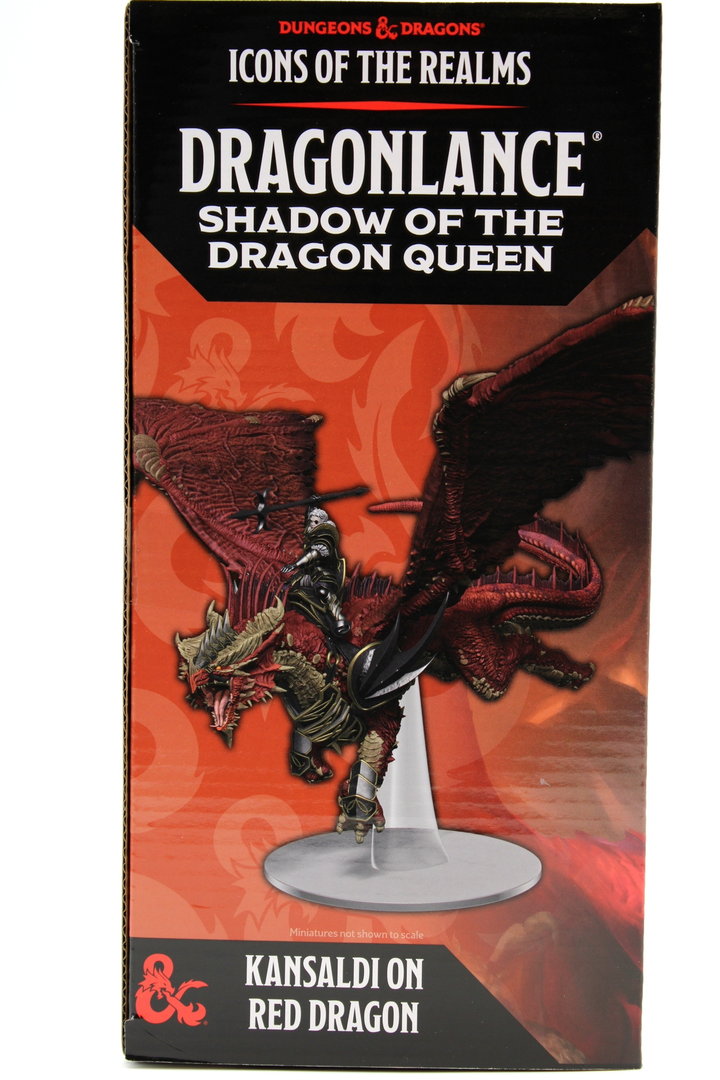 D&D ICONS OF THE REALMS: DRAGONLANCE KANSALDI ON RED DRAGON (SET 25) - EN