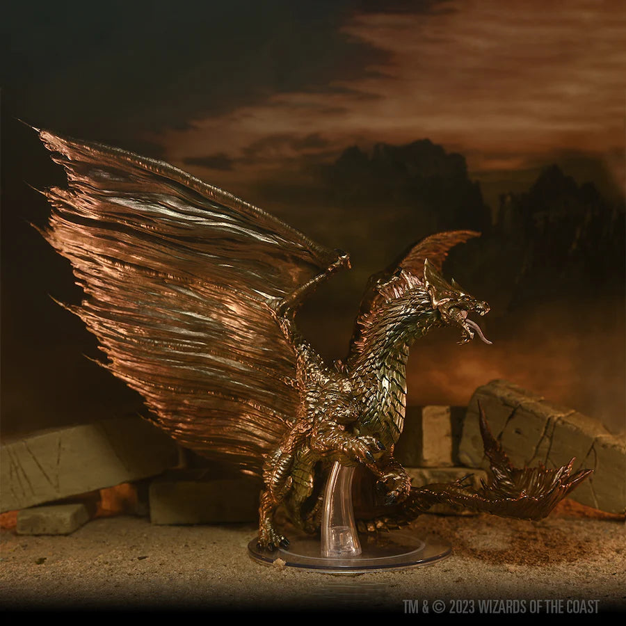 Adult Brass Dragon - D&D Icons of the Realms Premium Figure