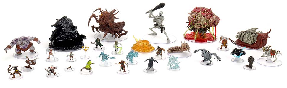 D&D Icons of the Realms Miniatures: Boneyard Booster Pack (Set 18)