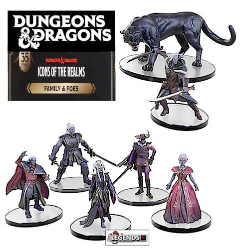 D&D The Legend of Drizzt 35th Anniversary - Family & Foes Boxed Set