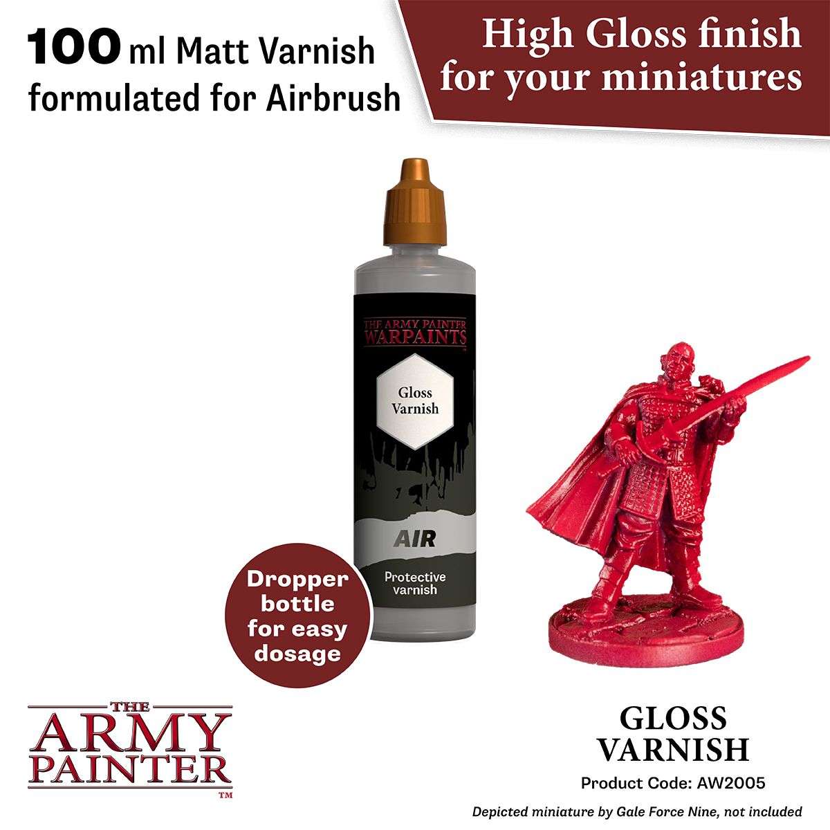The Army Painter - Air Gloss Varnish, 100 ml
