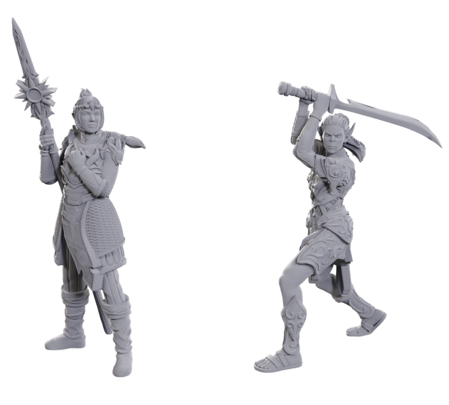 D&D Nolzur's Marvelous Miniatures: Special Edition Baldur's Gate 3 — Lae'zel & Shadowheart