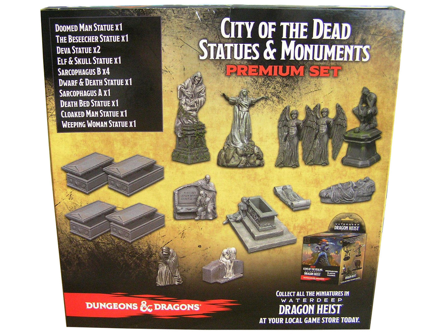 D&D ICONS OF THE REALMS - SET 9 CASE INCENTIVE - City Of The Dead - Statues & Monuments
