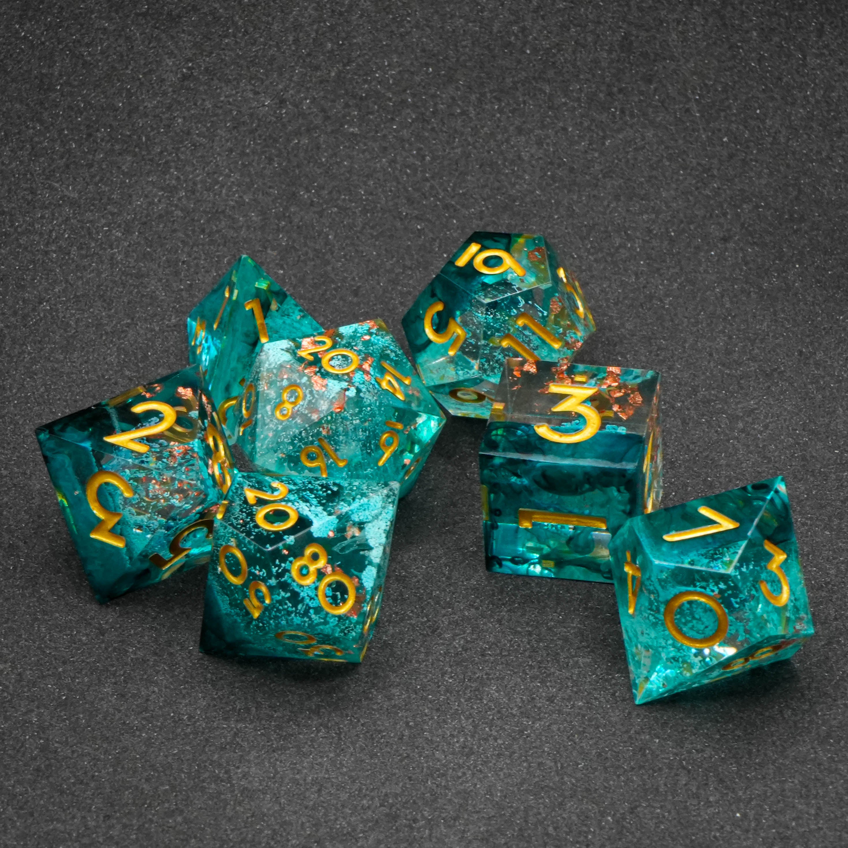 Magic Ocean Set - Dice | 7-teiliges Würfelset