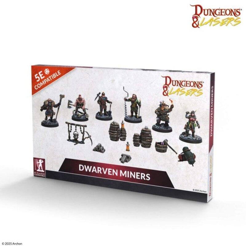 Dungeons & Lasers - Dwarven Miners - EN