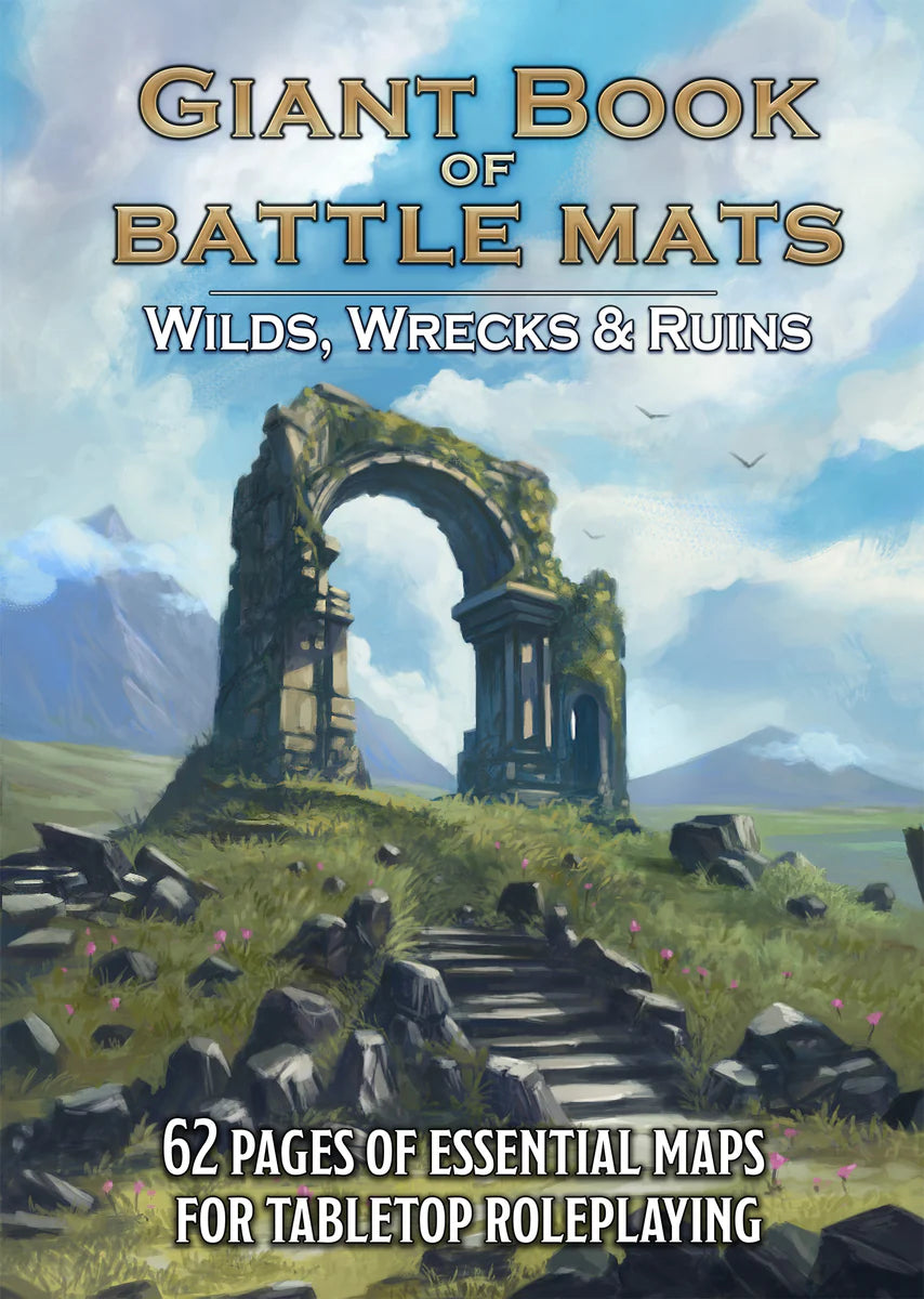 GIANT BOOK OF BATTLE MATS WRECKS & RUINS (A3)