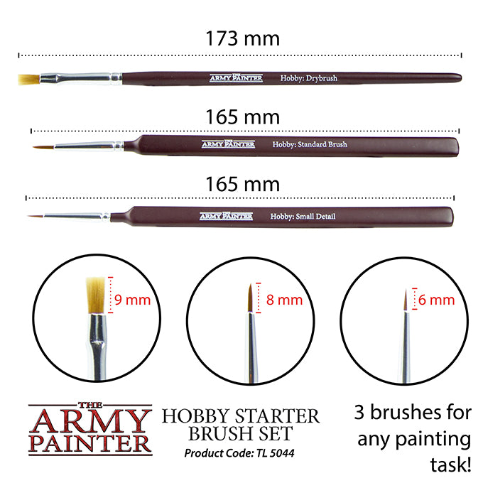 THE ARMY PAINTER - HOBBY STARTER BRUSH SET