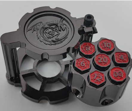 Revolverheld Gunslinger Trommelset | 7 teiliges Würfelset | Metall