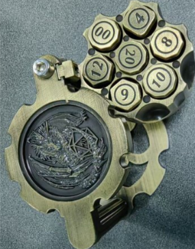 Revolverheld Gunslinger Trommelset | 7 teiliges Würfelset | Metall