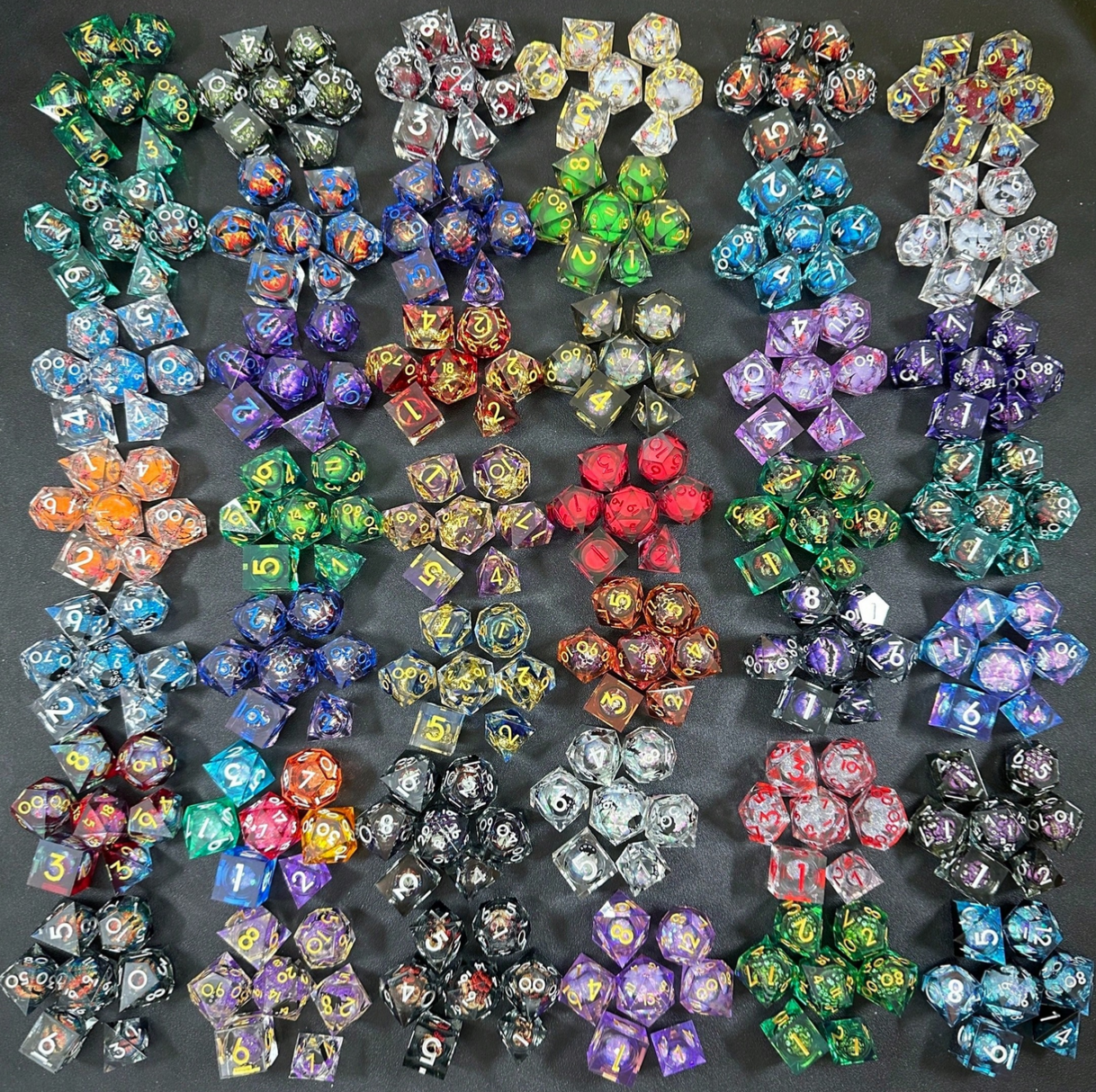 Premium Mystery Dice Set | 7 teiliges Würfelset