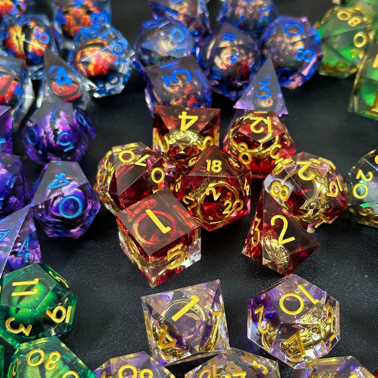 Premium Mystery Dice Set | 7 teiliges Würfelset